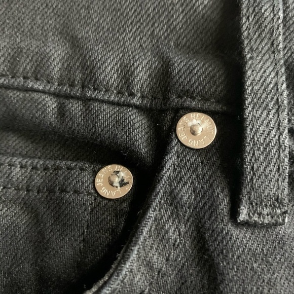 Helmut Lang Femme Lo Cigarette Jeans Black - Picture 8 of 10